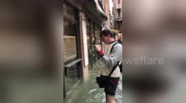 Newsflare Edit - Popular City Break Destination Submerges Tourists In Flood Water
