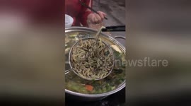 Vietnamese dish of fresh sandworms causes quite the stir