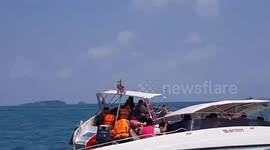 Chinese tourists rescued after speedboat capsizes off Thai island