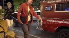 Polluting red cabs in Thailand