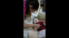 This baby boy tries to say funny thing