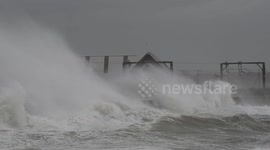 Yellow weather warning for Ayrshire as 70mph winds batter coast