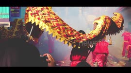 Colourful dragons welcome in Chinese New Year in the Philippines