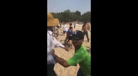 The Weird Robbery Ball Festival in Vietnam