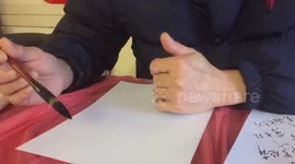 Timelapse of Chinese Calligraphy