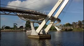 Waterfront Skybridge Kuching Sarawak Borneo Island