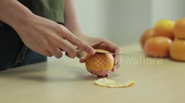 Orange-pillar! Watch this easy caterpillar how-to hack