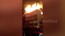 At least 17 dead and several injured as fire rips through Delhi hotel