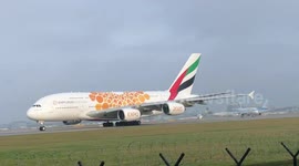 Manchester Airport Take off's (4K) 21st Jan 19