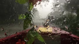 Apocalyptic rain on a canal holiday