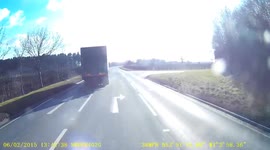 Dangerous HGV overtake