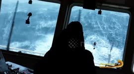 Storm Deidre wreaks havoc on rescue vessel
