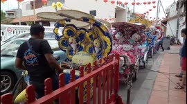 Melaka is famous of floral Trishaw