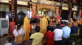 Buddhists Offering during Chinese New Year in Melaka