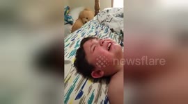 'I wanna girlfriend!' Single boy, aged just THREE, is inconsolable on Valentine's Day