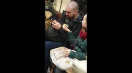 Genius in Moscow subway