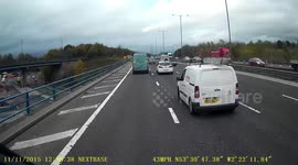 M60 Golf cuts up HGV