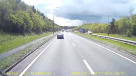 Mercedes dangerous last minute exit