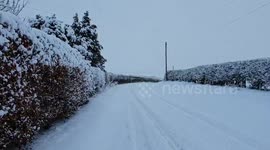 Extreme Snow in Northumberland UK