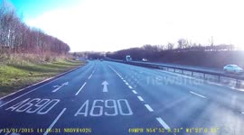 HGV, Corsa, Land Rover near miss