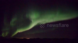 Amazing Aurora Iceland realtime video