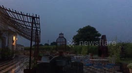 Lightning Strike at Uruguayan Winery