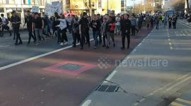 School students in Bristol take to the streets to protest climate change