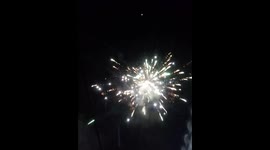 A Short Video Clip FireWork on Chinese New Year