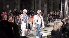 Award-winning British-Nigerian designer Tolu Coker parades collection at LFW