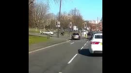 Hit and run caught on dash cam