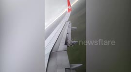Dramatic moment Lion Air plane skids off runway at Indonesian airport