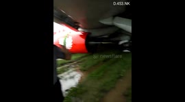 Lion Air Passengers Rush to the Ground After Out of the skid off plane