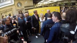 Man appears to place hand on breast of Dolly Parton