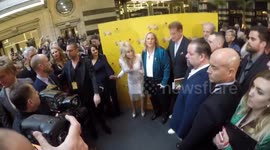 Dolly Parton arrives At The Press Night Of 9 To 5 The Musical