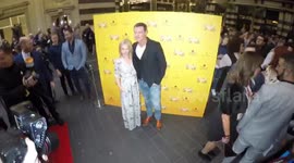 Kylie Minogue and Luke Evans arrive at 9 To 5 The Musical