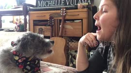 Who said you can’t teach old dogs new tricks? Woman teaches dog to say ‘mama’
