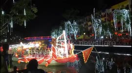 Chinese Lantern Festival at Riverside Melaka Malaysia