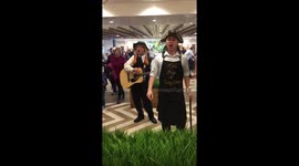 Cruise ship staff have catchy way of making sure guests wash their hands
