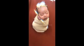 This cute baby dreams of becoming Monkey King from classic Chinese novel 'Journey to the West'