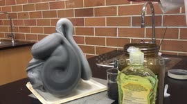 Science teacher creates 'charcoal foam' toothpaste