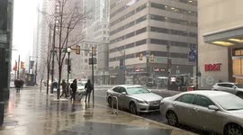 Snow Falls at 17th