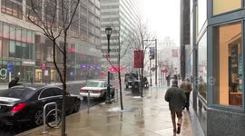 Snow Falls at 17th