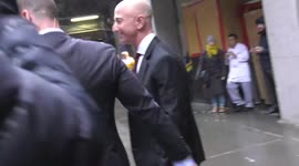 Amazon CEO Jeff Bezos spotted at The Yale Club in New York City