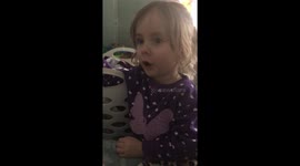 3 year old says cock instead of hawk.