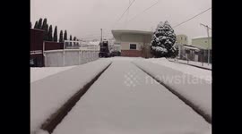 Winter Storm Petra - Time-lapse