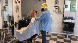 Blindfolded Haircut