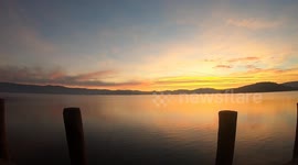 TIME LAPS lanscape LAKE italy