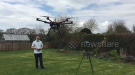 Drone DJI test flight