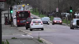 London police unmarked hybrid-electric vehicle responding