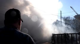 5th alarm Fire with Collapse - Ashland, Pa
